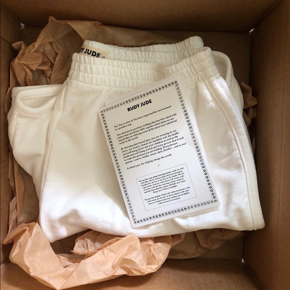Rudy Jude sweat shorts size medium natural